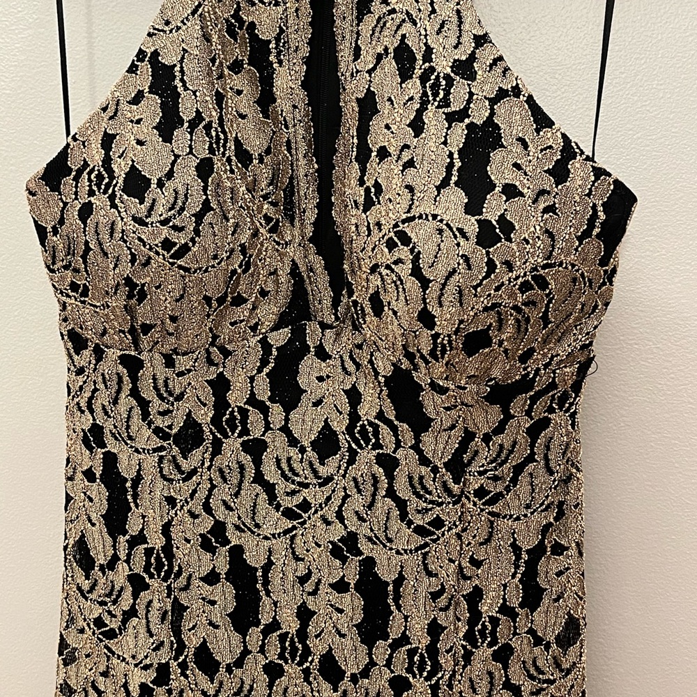 Black & Gold Formal dress